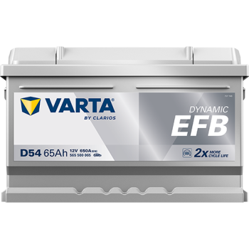VARTA Dynamic EFB D54 12V 65Ah 650A (EN)