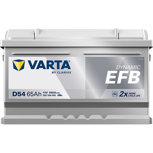 VARTA Dynamic EFB D54 12V 65Ah 650A (EN)