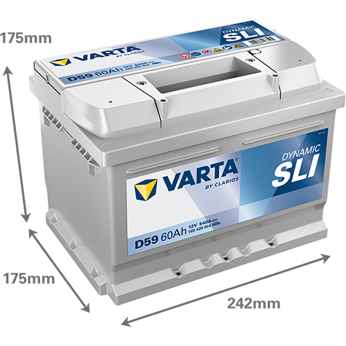 VARTA Dynamic SLI D59 12V 60Ah 540A (EN)