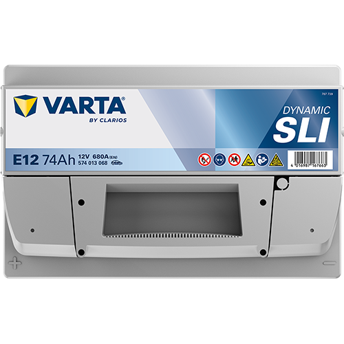 VARTA Dynamic SLI E12 12V 74Ah 680A (EN)