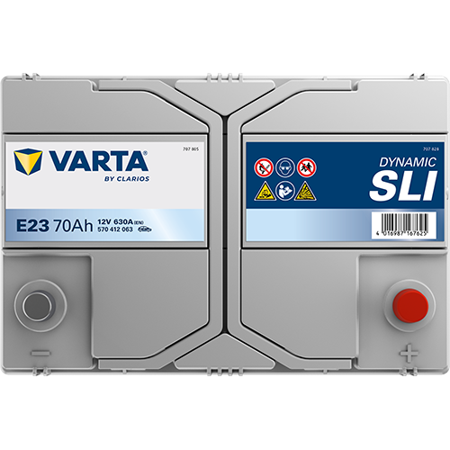 VARTA Dynamic SLI E23 12V 70Ah 630A (EN)