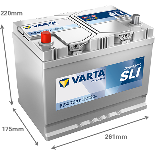 VARTA Dynamic SLI E24 12V 70Ah 630A (EN)
