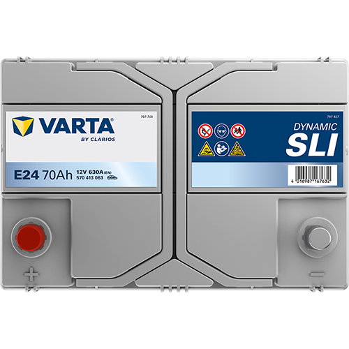 VARTA Dynamic SLI E24 12V 70Ah 630A (EN)