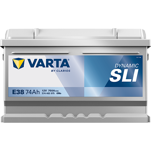 VARTA Dynamic SLI E38 12V 74Ah 750A (EN)