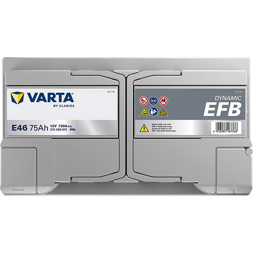 VARTA Dynamic EFB E46 12V 75Ah 730A (EN)