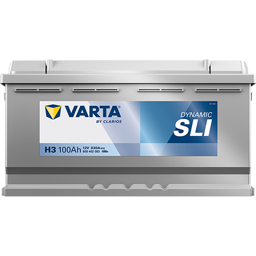 VARTA Dynamic SLI H3 12V 100Ah 830A (EN)