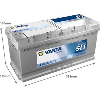 VARTA Dynamic SLI I1 12V 110Ah 920A (EN)