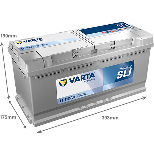 VARTA Dynamic SLI I1 12V 110Ah 920A (EN)