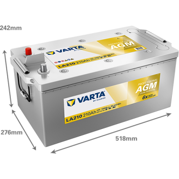 VARTA Professional AGM LA210 12V 210Ah 1200A (EN)