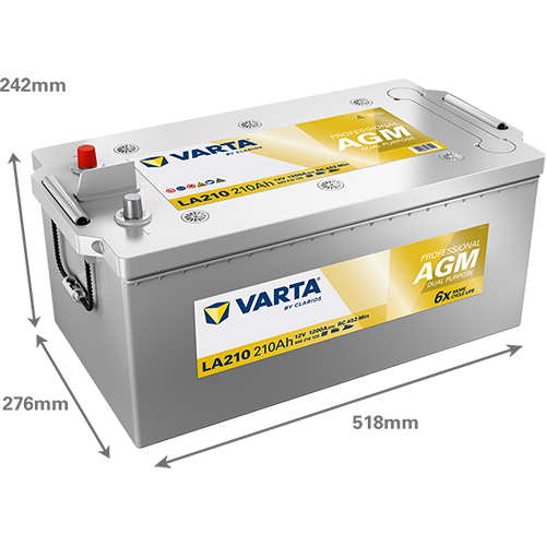 VARTA Professional AGM LA210 12V 210Ah 1200A (EN)