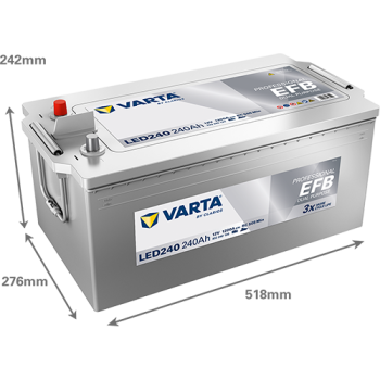 VARTA Professional EFB LED240 12V 240Ah 1200A (EN)