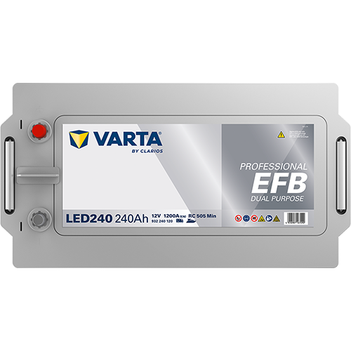 VARTA Professional EFB LED240 12V 240Ah 1200A (EN)