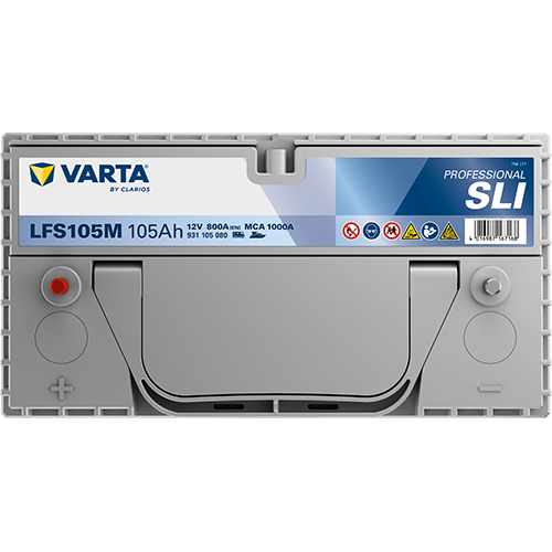 VARTA Professional SLI LFS105M 12V 105Ah 800A (EN)