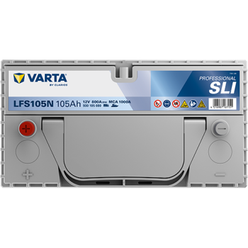 VARTA Professional SLI LFS105N 12V 105Ah 800A (EN)