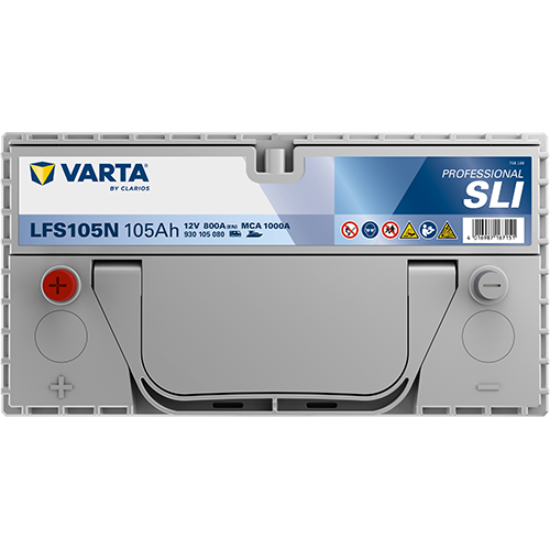 VARTA Professional SLI LFS105N 12V 105Ah 800A (EN)