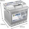 VARTA Dynamic EFB N50 12V 50Ah 550A (EN)