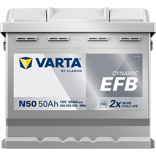 VARTA Dynamic EFB N50 12V 50Ah 550A (EN)