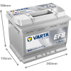 VARTA Dynamic EFB N60 12V 60Ah 640A (EN)