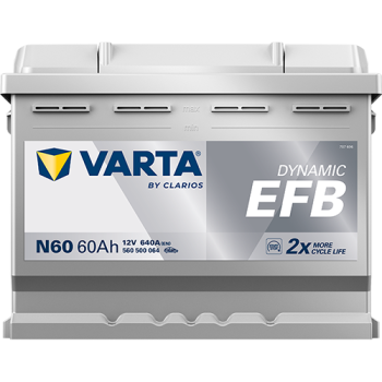 VARTA Dynamic EFB N60 12V 60Ah 640A (EN)