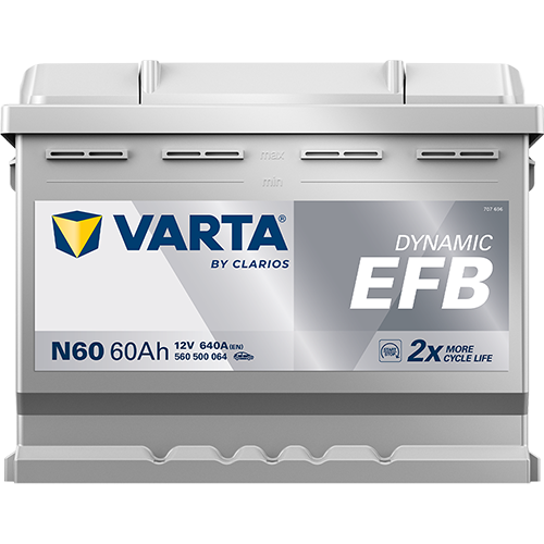VARTA Dynamic EFB N60 12V 60Ah 640A (EN)