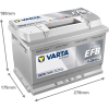 VARTA Dynamic EFB N70 12V 70Ah 760A (EN)