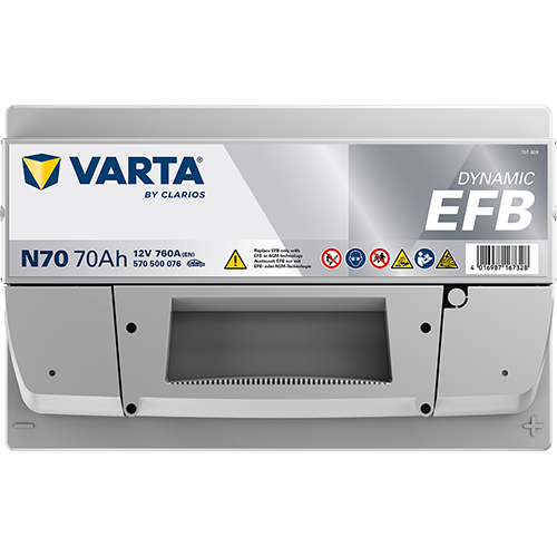 VARTA Dynamic EFB N70 12V 70Ah 760A (EN)