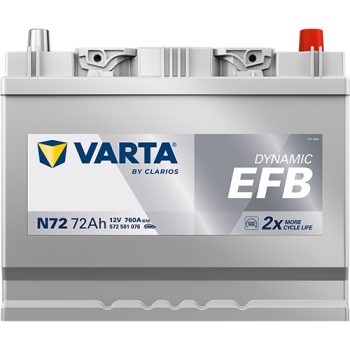 VARTA Dynamic EFB N72 12V 72Ah 760A (EN)