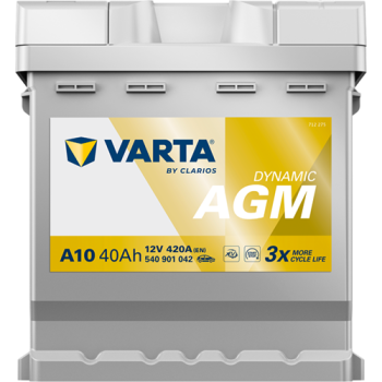 VARTA Dynamic AGM A10 12V 40Ah 420A (EN)