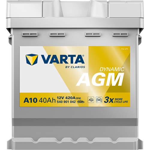 VARTA Dynamic AGM A10 12V 40Ah 420A (EN)
