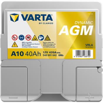 VARTA Dynamic AGM A10 12V 40Ah 420A (EN)