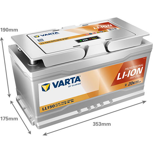 VARTA Professional Li-Ion LL100 12.8V 100Ah 1280 (Wh)