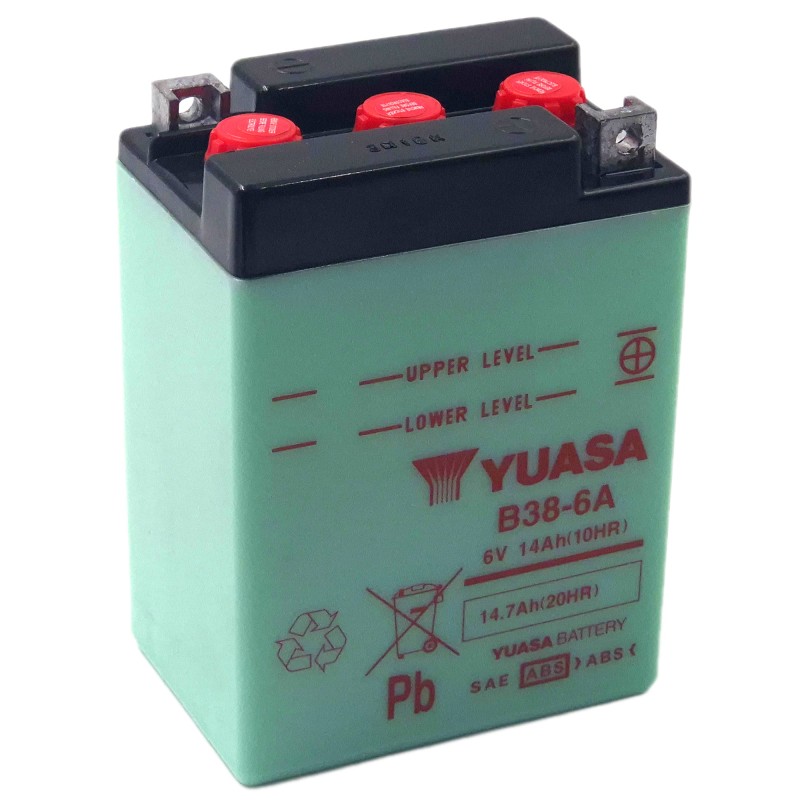 YUASA B38-6A 6V 14.7Ah