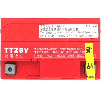 YUASA AGM TTZ8V 12V 7.4Ah 120A (CCA)