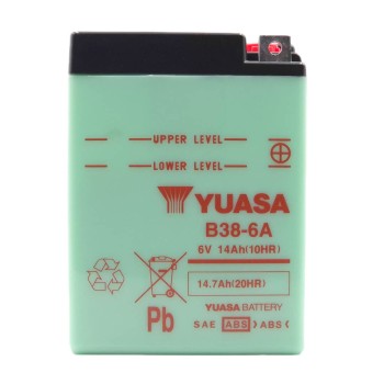 YUASA B38-6A 6V 14.7Ah