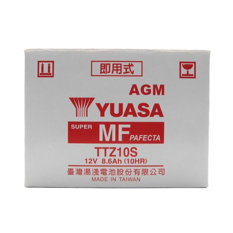 YUASA AGM TTZ10S 12V 9.1Ah 190A (CCA)