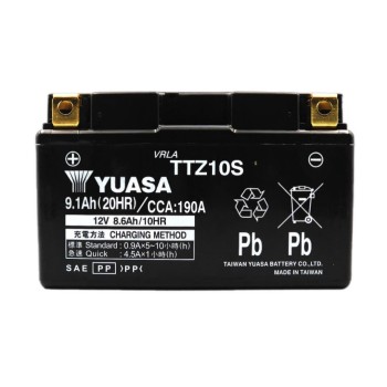 YUASA AGM TTZ10S 12V 9.1Ah 190A (CCA)