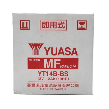 YUASA AGM YT14B-BS 12V 12.6Ah 210A (CCA)