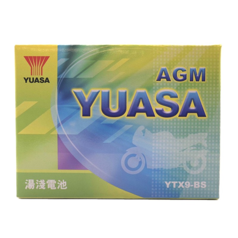 YUASA AGM YTX9-BS 12V 8.4Ah 135A (CCA)
