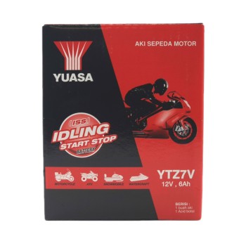 YUASA AGM YTZ7V 12V 6.3Ah 105A (CCA)
