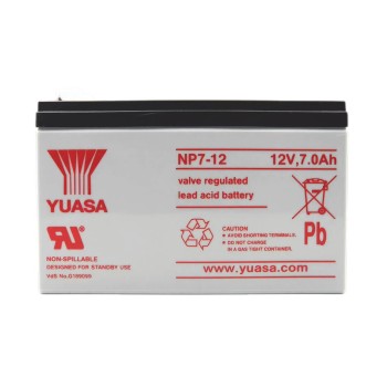 YUASA AGM NP7-12 12V 7Ah